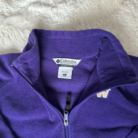 Columbia purple University of Washington fleece - Picture 4 of 4